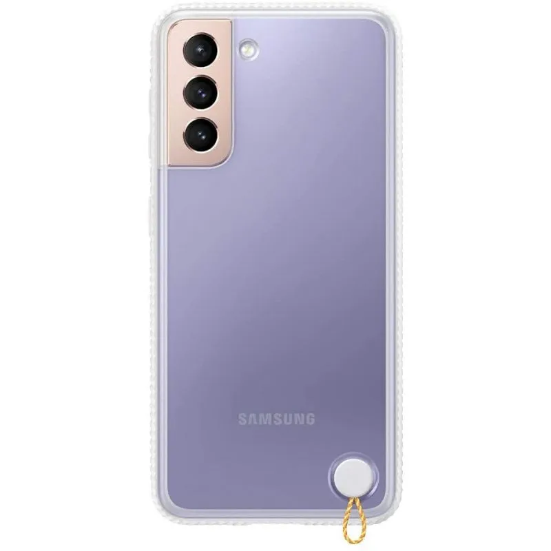 Samsung EF-GG996 custodia per cellulare 17 cm (6.7") Cover Trasparente, Bianco - immagine 1
