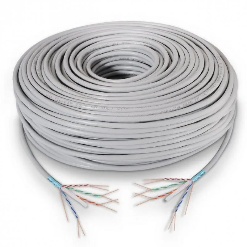 Cavo di rete Aisens Coil RJ45 Cat.6 FTP rigido 100 m Grigio - immagine 1