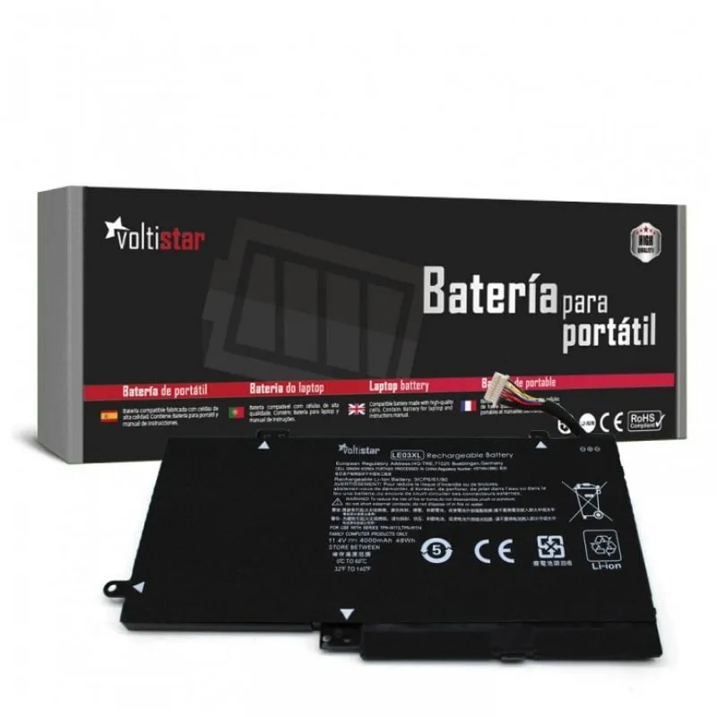 Batteria per laptop Voltistar per HP Pavilion x36013-S 15-BK LE03XL - immagine 1