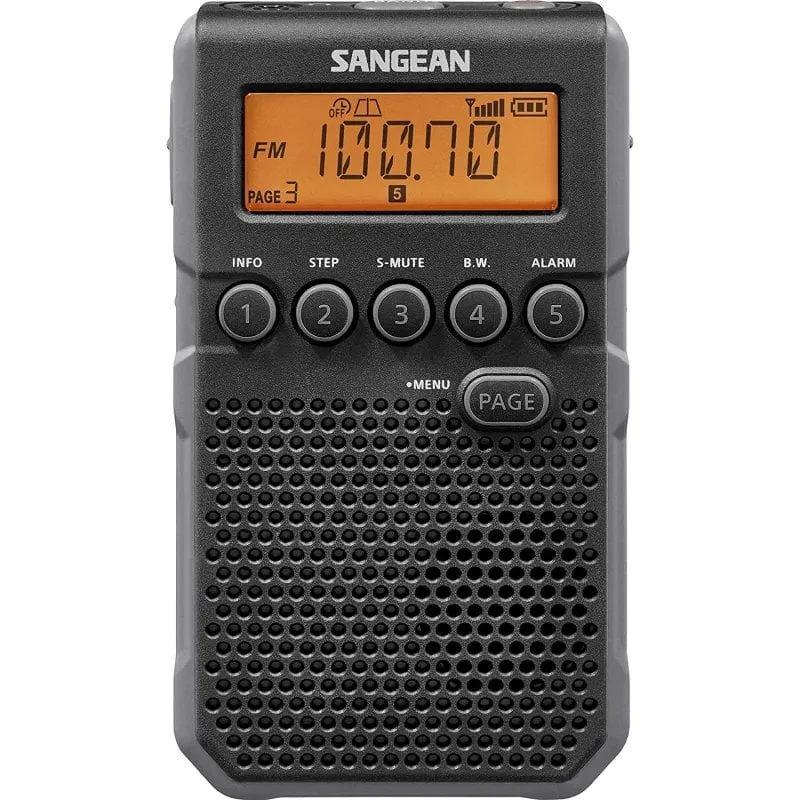 Radio portatile Sangean DT-800 nera - immagine 1