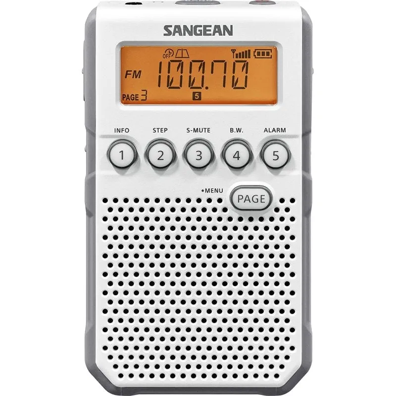 Radio portatile Sangean DT-800 bianca - immagine 1