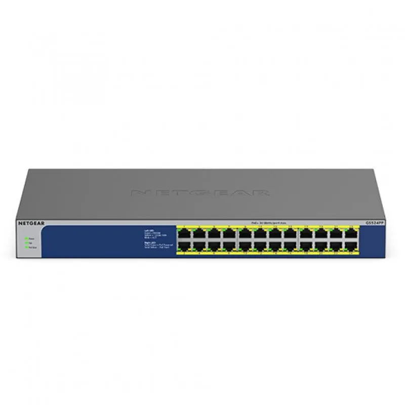 Switch Netgear GS524PP 24 porte Gigabit PoE+ - immagine 1