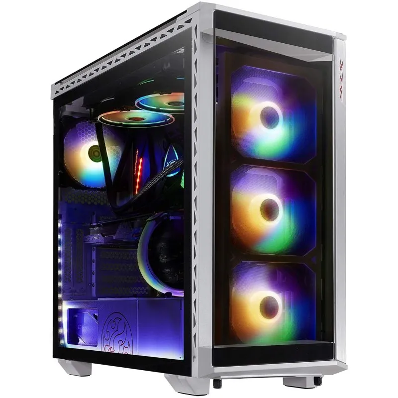 Adata XPG Battlecruiser ARGB Vetro temperato USB-C Bianco - immagine 1