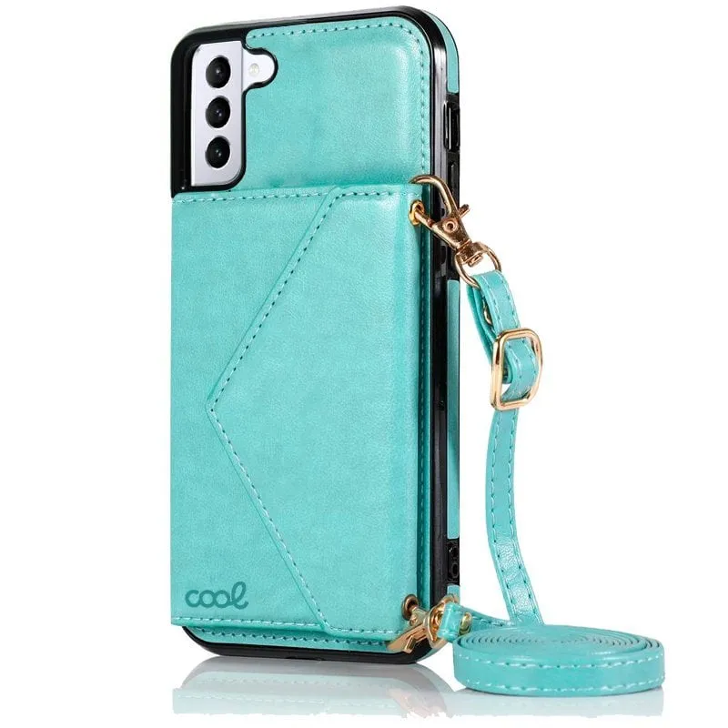 Custodia a portafoglio Cool Mint per Samsung Galaxy S21 - immagine 1