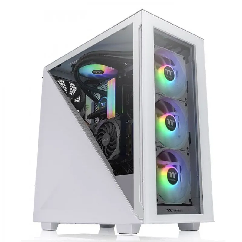 Thermaltake Divider 300 TG Neve Vetro Temperato USB 3.0 - immagine 1