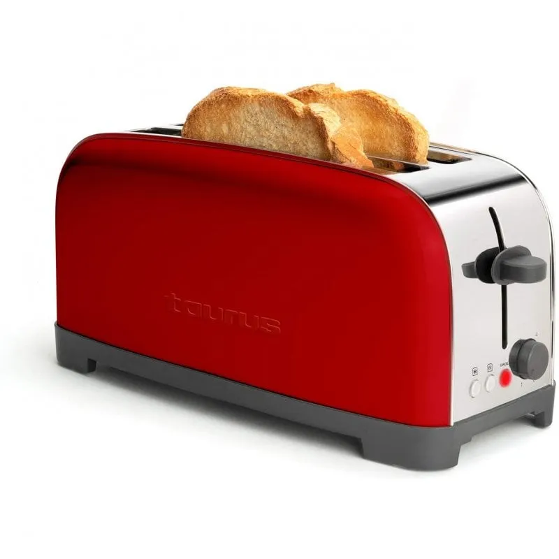 Tostapane Taurus Vintage Red 1400W Rosso - immagine 1