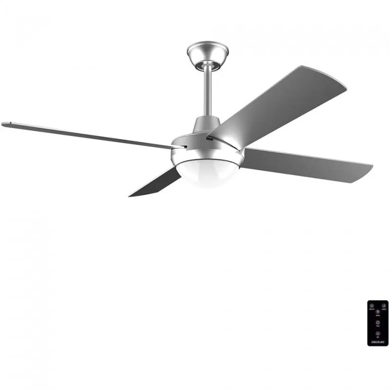 Ventilatore da soffitto Cecotec EnergySIlence Aero 570 con luce LED e controllo 60W Argento - immagine 1