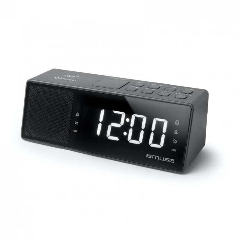 Radiosveglia Bluetooth Muse M172BT nera - immagine 1
