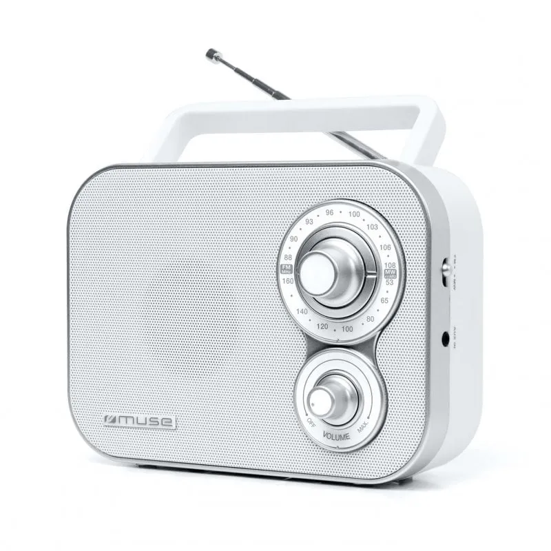 Muse M-051 RW doppia radio bianca - immagine 1