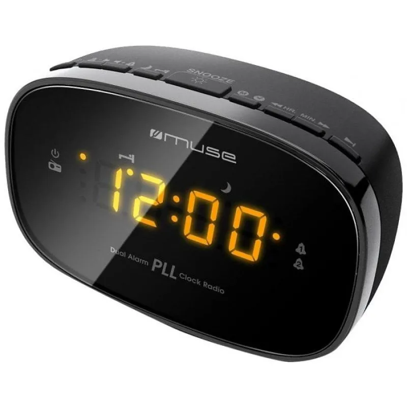Radiosveglia Muse M150CR nera - immagine 1