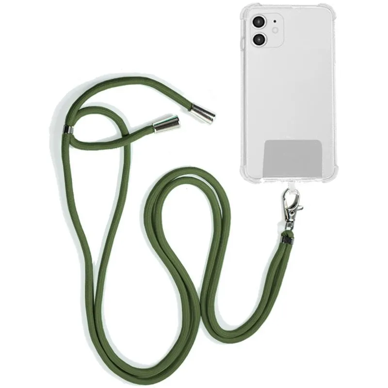 Cordino da appendere universale verde freddo con tessera per smartphone - immagine 1