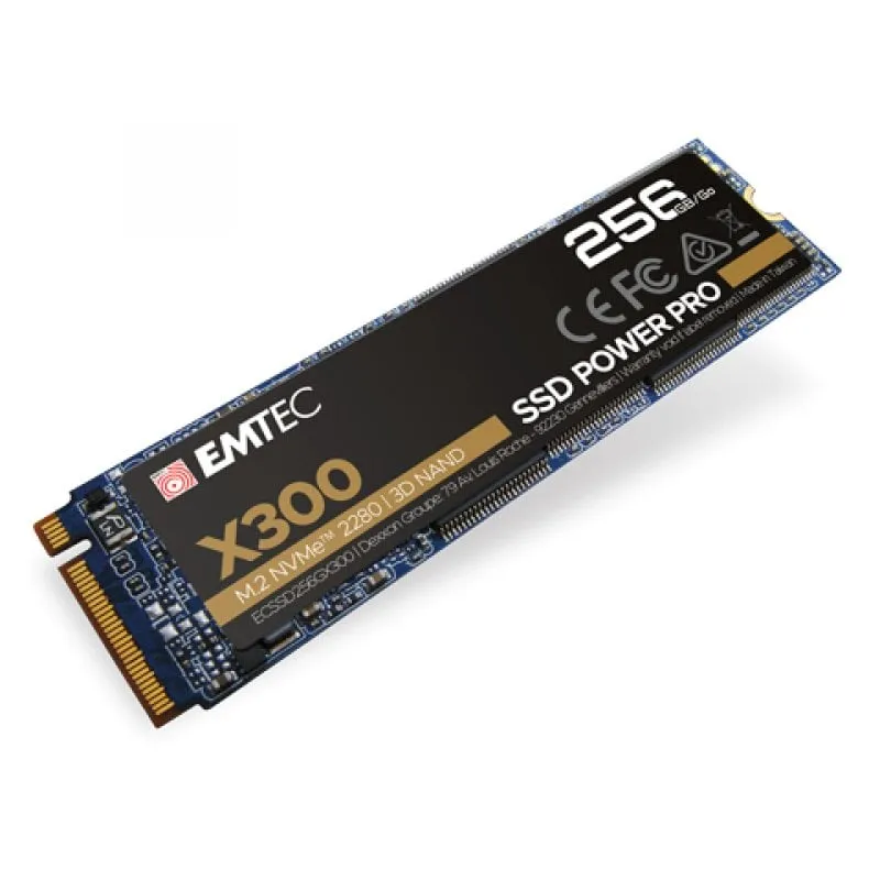 Emtec X300 M.2 256 GB PCI Express 3.0 3D NAND NVMe - immagine 1