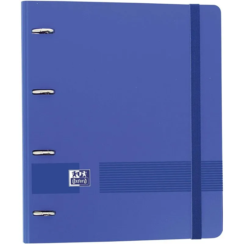 Cartella portadocumenti Oxford Live & Go EuropeanBinder con ricarica A4+ Blu navy - immagine 1