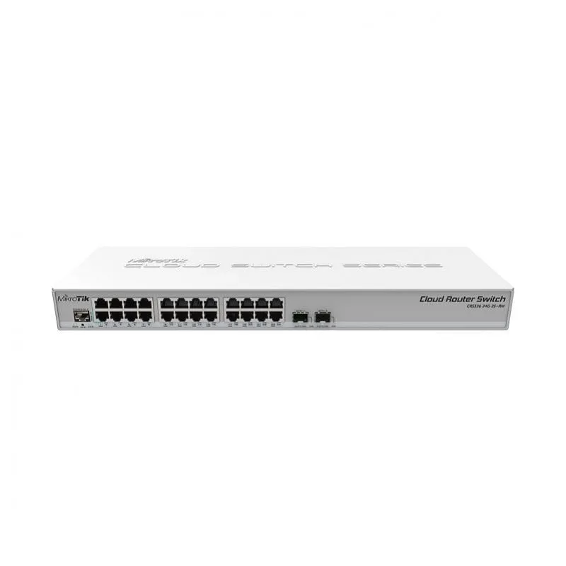 Switch MikroTik CRS326-24G-2S+RM 24 porte Gigabit + 2 SFP+ - immagine 1