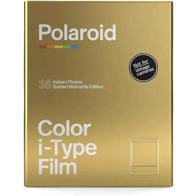 Polaroid Pack 16 pellicole a colori istantanei per i-Type Golden Moments Edition - immagine 1