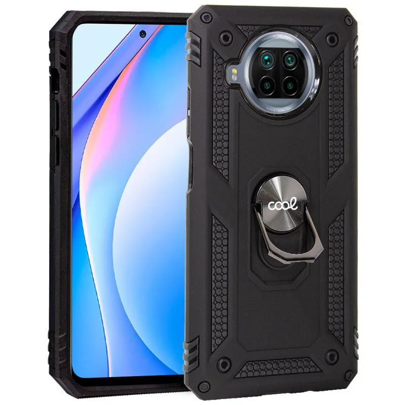 Fantastica custodia rigida con anello nero per Xiaomi Mi 10T Lite - immagine 1