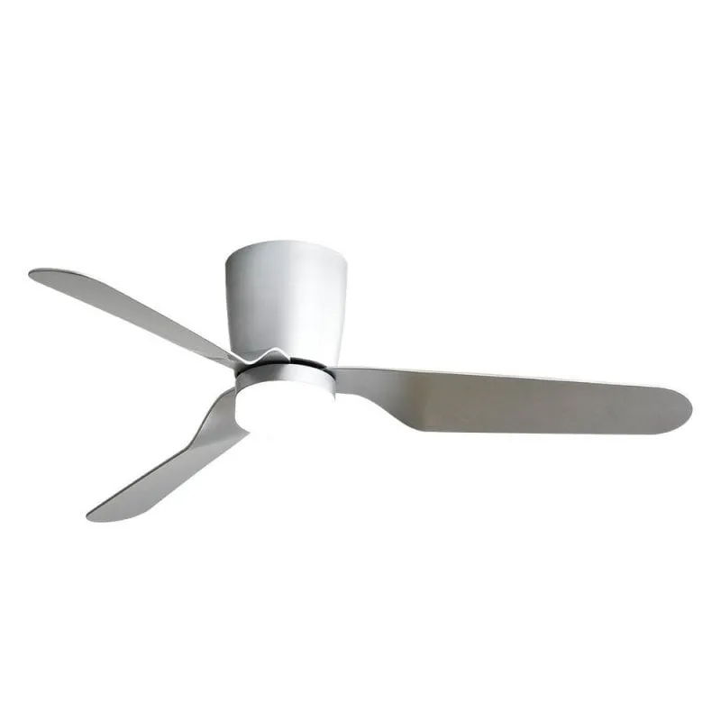 Fabrilamp Kochi Ventilatore da soffitto con luce LED e controllo 33W Argento - immagine 1