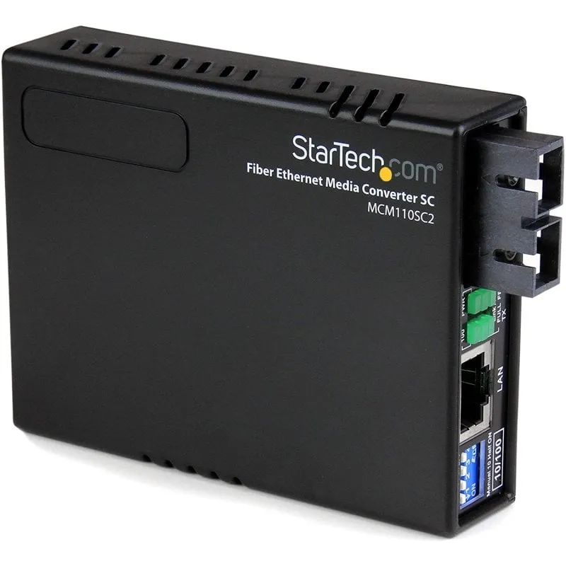 StarTech.com Convertitore media Ethernet fibra multimodale 10/100 SC 2 km - immagine 1