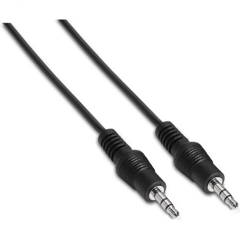 Cavo jack Aisens da 3,5 mm maschio/maschio 30 cm nero - immagine 1
