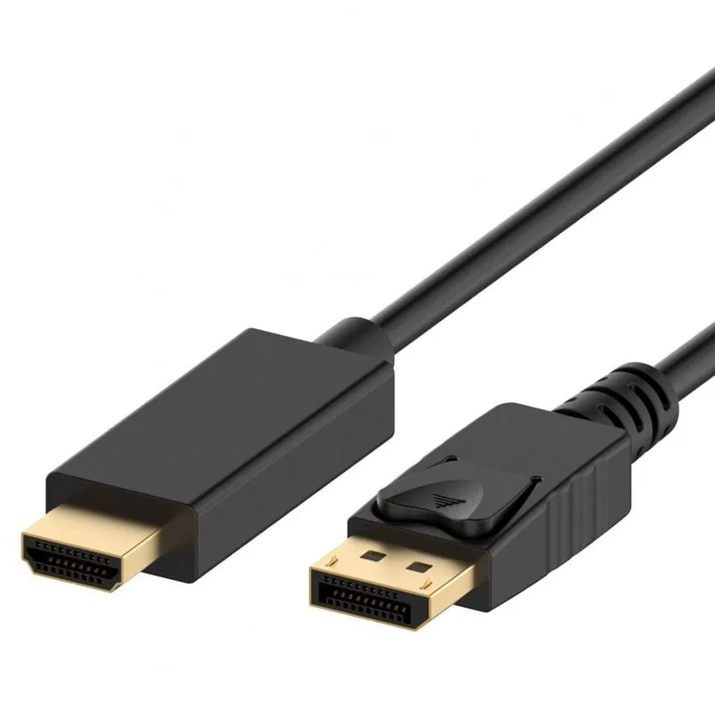 Ewent EC1430 cavo e adattatore video 1 m DisplayPort HDMI tipo A (Standard) Nero - immagine 1