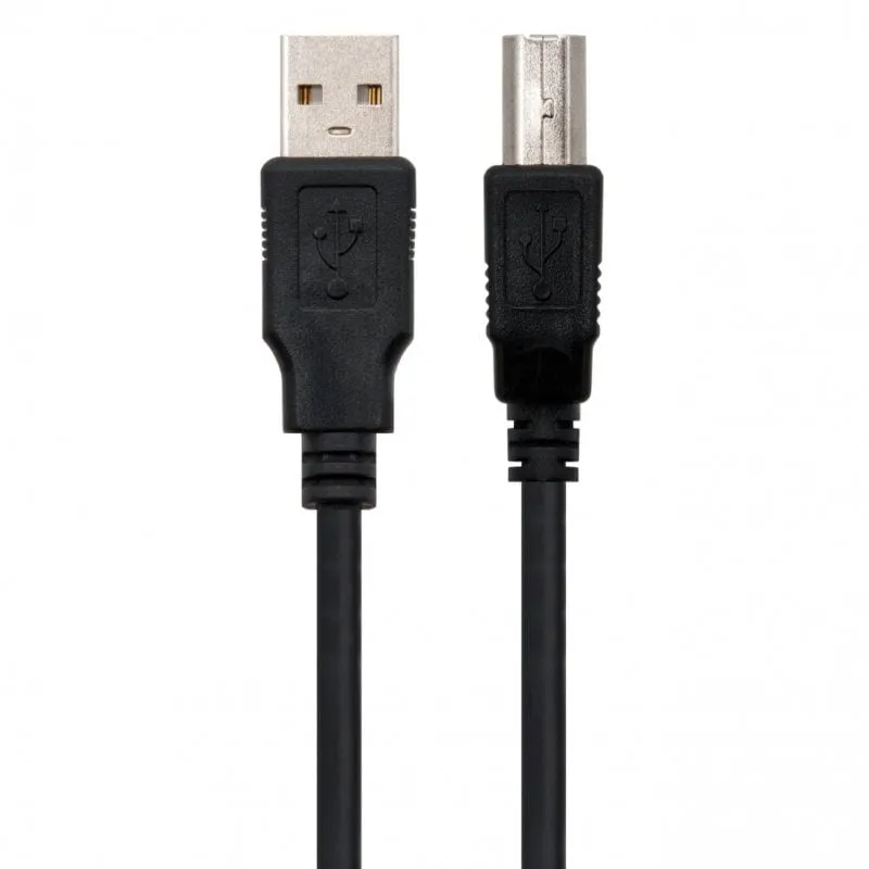 Ewent EC1005 cavo USB 3 m USB 2.0 USB A USB B Nero - immagine 1