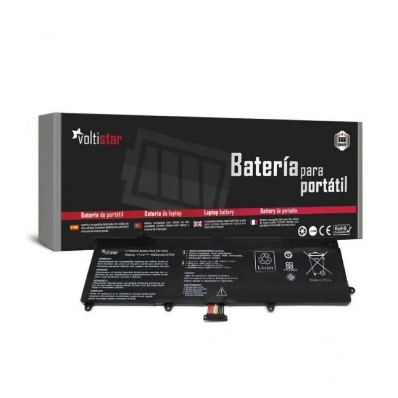 Batteria per laptop Voltistar per Asus VivoBook X201E S200 SERIE C21-X202 - immagine 1