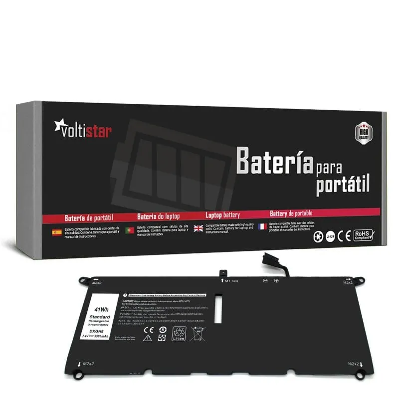 Batteria per laptop Voltistar per Dell XPS 13 9370 9380 INSPIRON 13 5390 7390 7391 G8VCF DXGH8 H754V - immagine 1