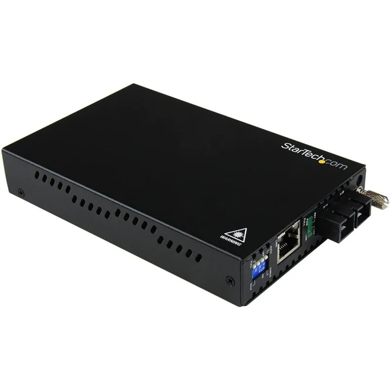 StarTech.com ET91000SC2 convertitore multimediale di rete 2000 Mbit/s 850 nm Modalità multipla Nero - immagine 1