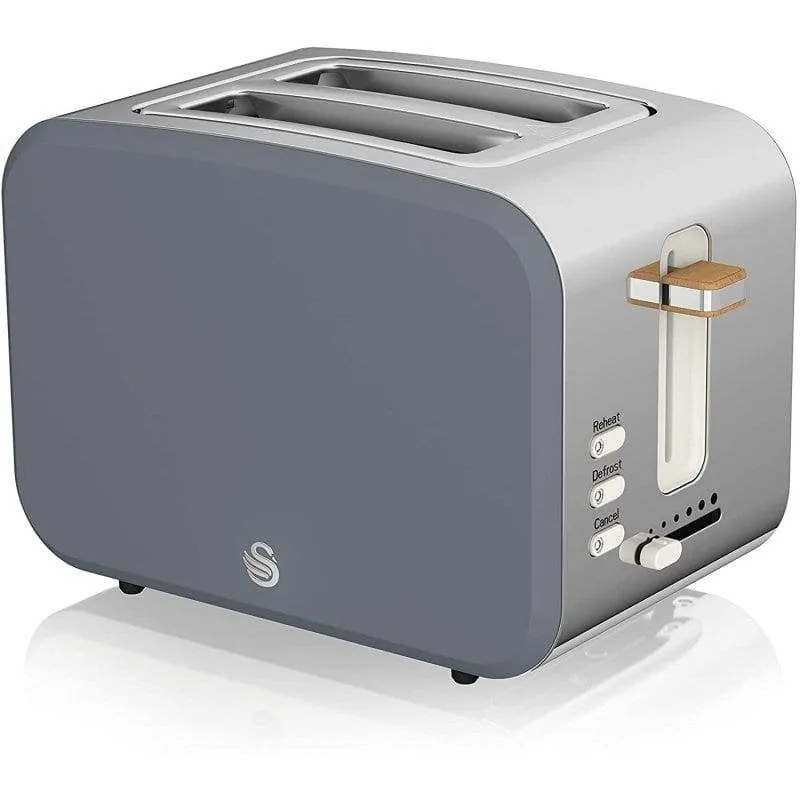 Tostapane Swan Nordic 2 fette 900W Grigio - immagine 1