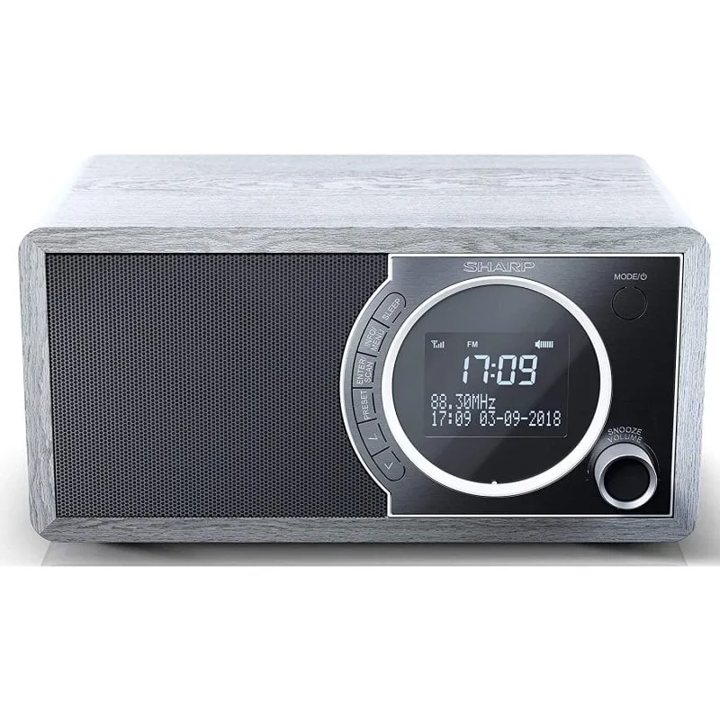 Radiosveglia Sharp DR-450 FM/Bluetooth/DAB+ Grigio - immagine 1