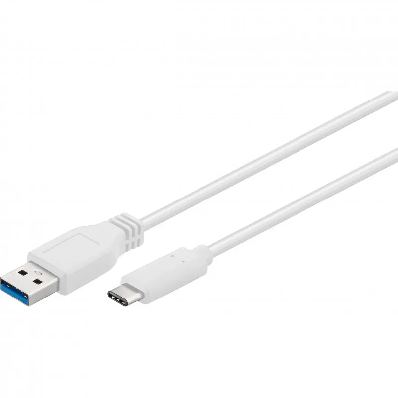 Cavo Goobay da USB a USB-C maschio/maschio 1 m bianco - immagine 1