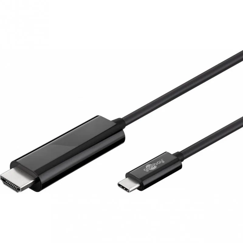 Cavo Goobay da USB-C a HDMI maschio/maschio da 1,8 m Nero - immagine 1
