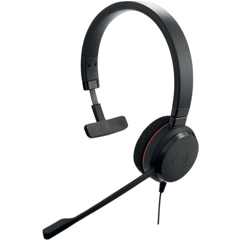 Auricolari Jabra Evolve 20 Mono USB cablati con cancellazione passiva del rumore Nero - immagine 1