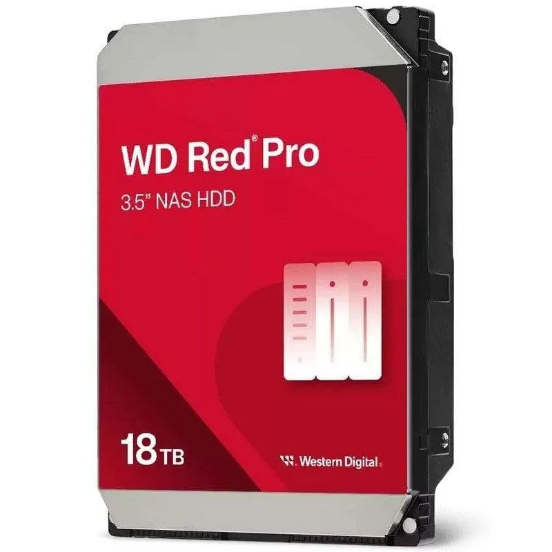 Hard Disk Western Digital Red Pro 18TB HDD 7200rpm SATA 6Gb/s 512MB - immagine 1