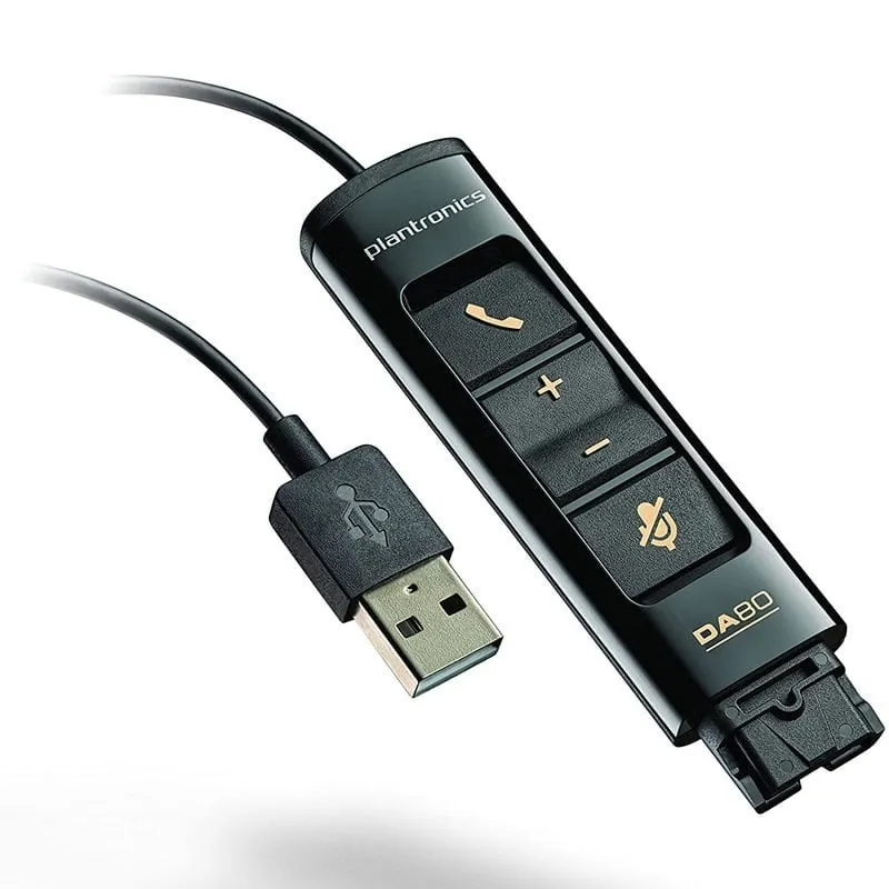 Cavo adattatore Plantronics DA80 QD a USB - immagine 1