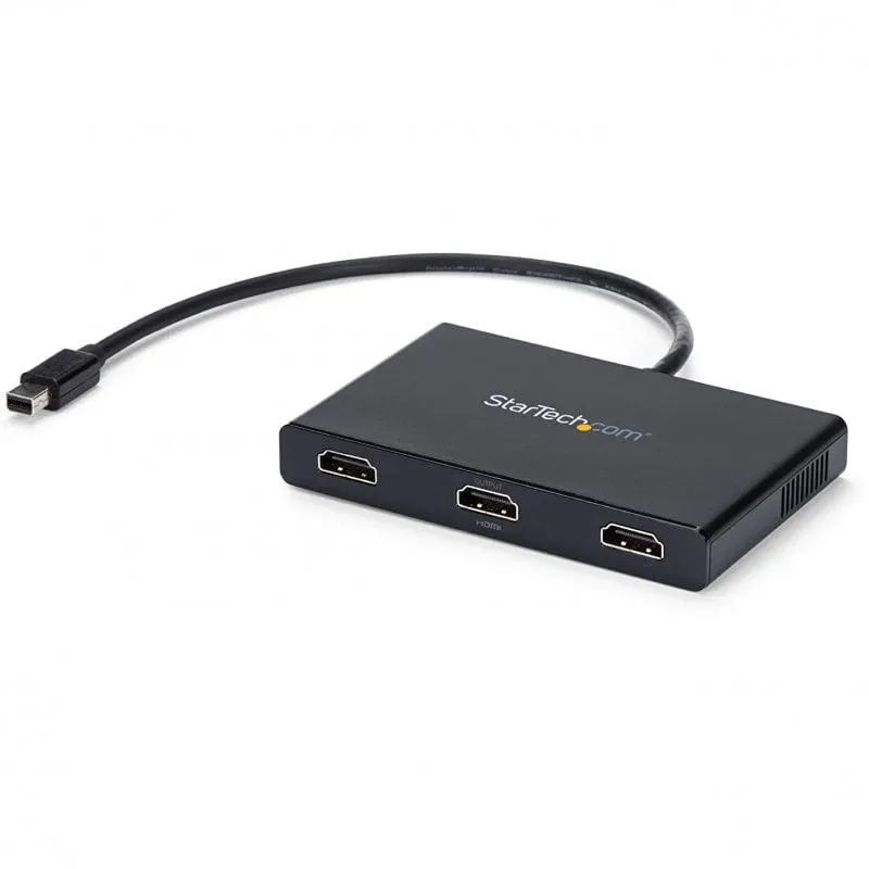 StarTech.com Adattatore multi monitor a 3 porte - Hub MST Mini DisplayPort a HDMI - Triplo 1080p o doppio 4K 30Hz - Video splitter in modalità desktop esteso solo su Windows - mDP 1.2 a 3x HDMI - immagine 1