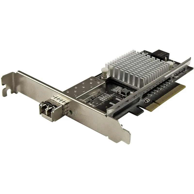StarTech.com Scheda di rete in fibra ottica ad 1 porta 10G SFP+ PCIe - Intel Chip - M/M - immagine 1
