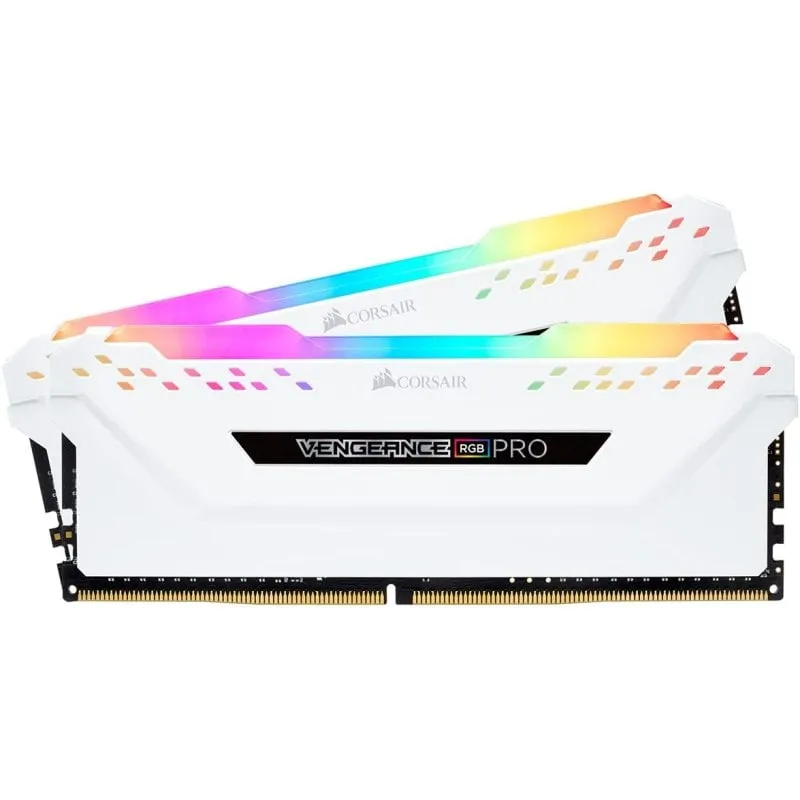 Corsair Vengeance RGB Pro DDR4 3200 MHz PC4-25600 32 GB 2x16 GB CL16 Bianco - immagine 1