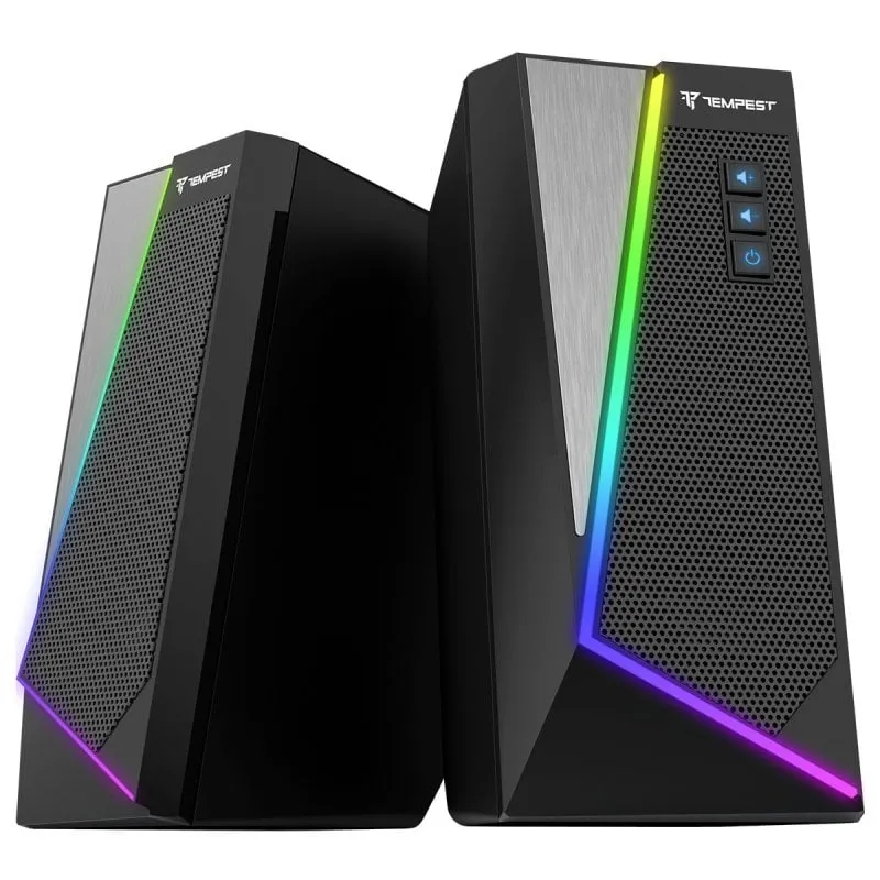Altoparlanti da gioco Tempest M20 RGB Master 2.0 con Bluetooth Nero - immagine 1