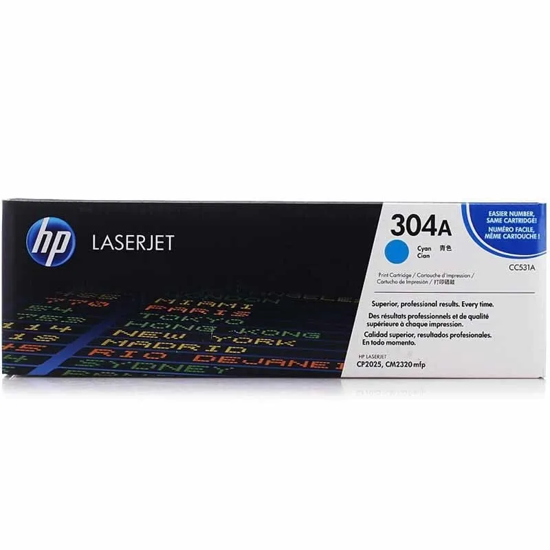 HP Cartuccia Toner originale ciano LaserJet 304A - immagine 1
