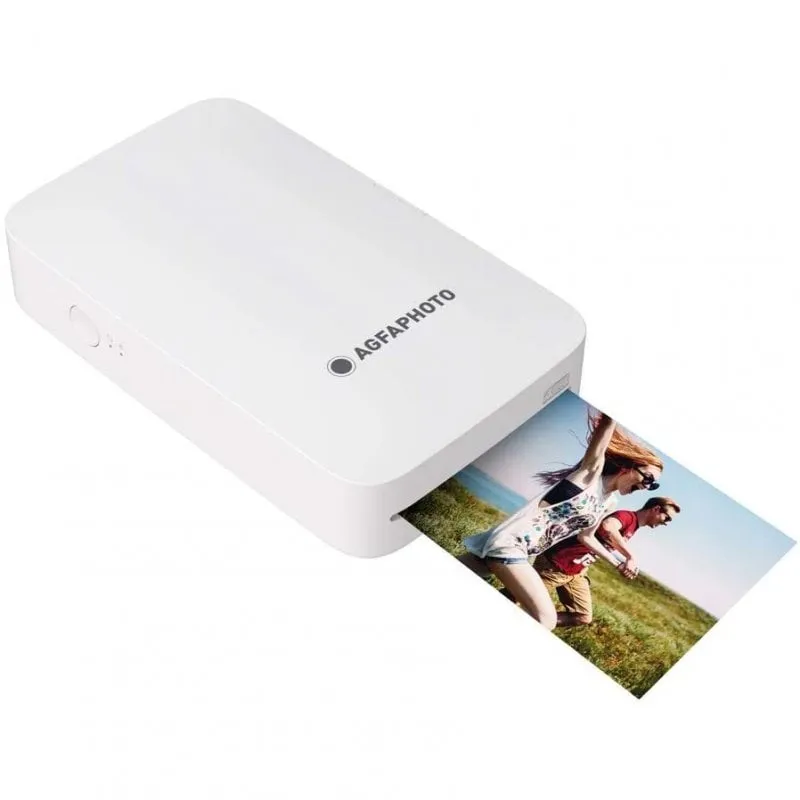 Stampante fotografica Bluetooth AgfaPhoto Realipix Mini P bianca - immagine 1
