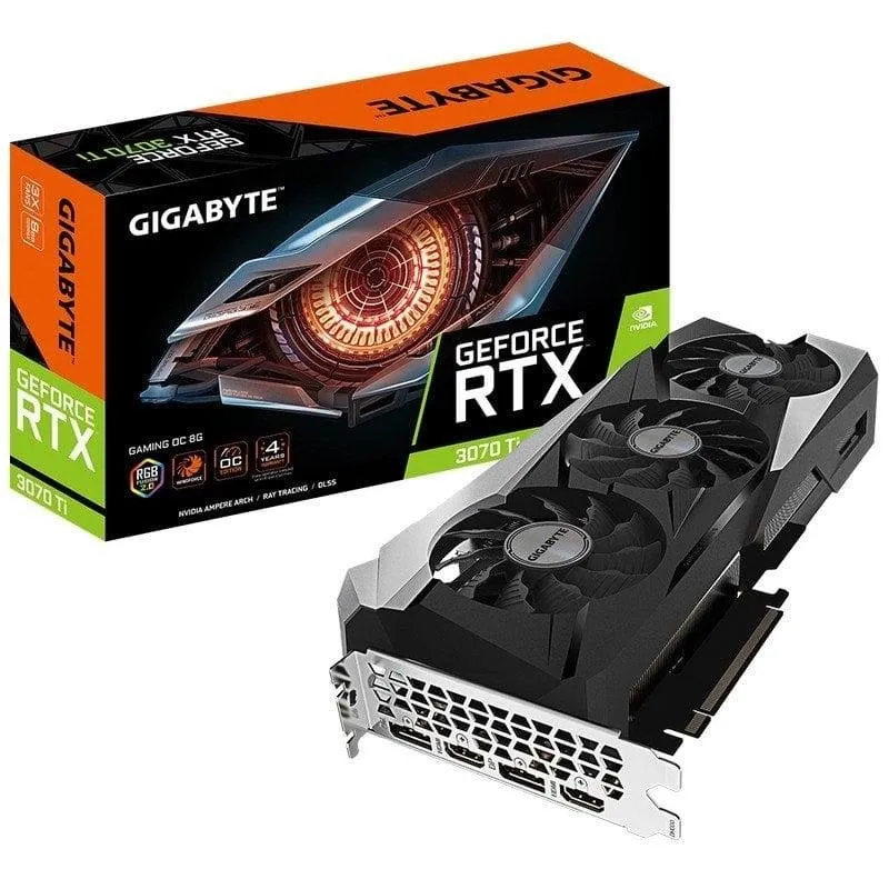 Scheda Grafica Gigabyte GeForce RTX 3070 Ti GAMING OC 8GB GDDR6X - immagine 1