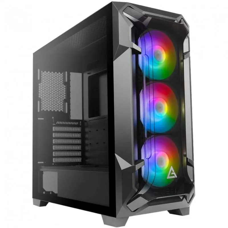Antec DF600 Flux Vetro Temperato USB 3.0 Nero - immagine 1