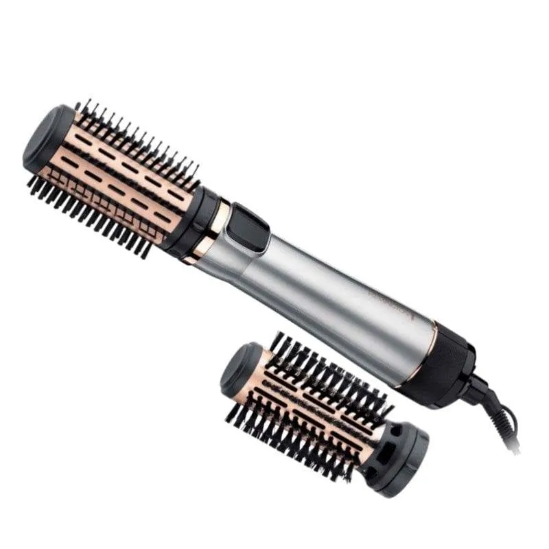 Spazzola Modellante Remington Keratin Protect AS8810 1000W Ceramica Cheratina 2 Temperature Accessori Aria Fredda Argento Oro - immagine 1