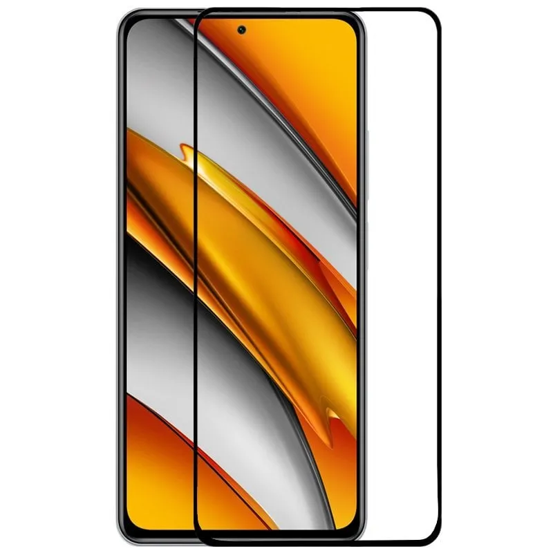Fantastica protezione per schermo in vetro temperato nero 3D completo per Xiaomi Mi 11i/Pocophone F3 - immagine 1