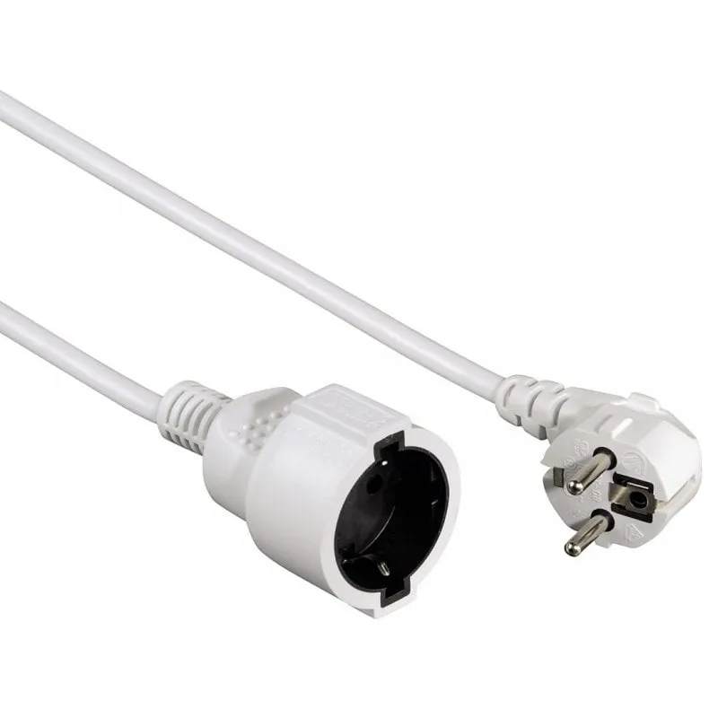 Cavo di alimentazione prolunga Hama Schuko 5m Bianco - immagine 1