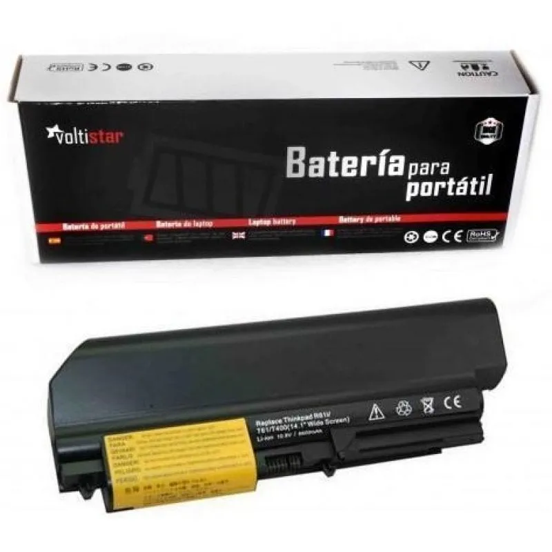 Batteria per laptop Voltistar per Lenovo ThinkPad T400 R400 R61 T61 41U3198 - immagine 1