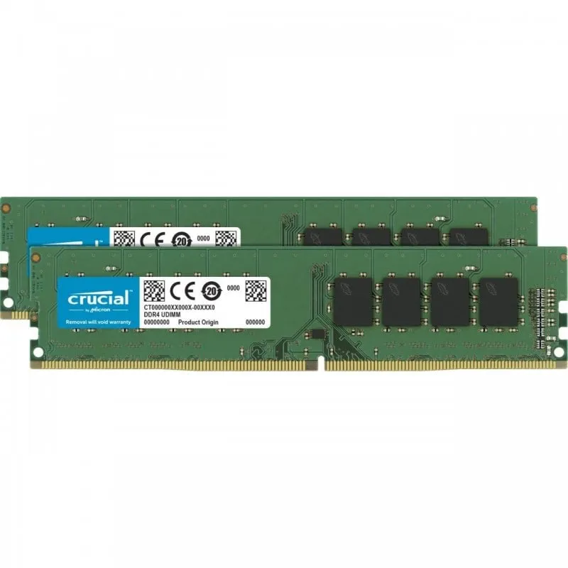 Crucial DDR4 3200 MHz PC4-25600 32 GB 2x16 GB CL22 - immagine 1