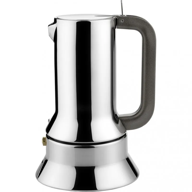 Caffettiera Italiana Alessi 9090 6 Tazze In Acciaio Inossidabile - immagine 1