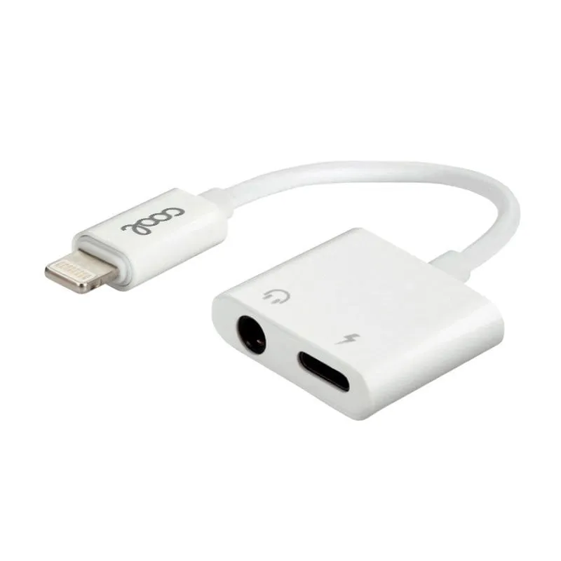Fantastico adattatore Bluetooth doppio jack da 3,5 mm + ricarica tramite fulmine - immagine 1
